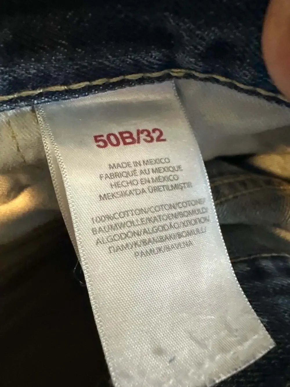 Vintage Polo Ralph Lauren 50B/32 Cutoff Denim Jeans Size 50x28